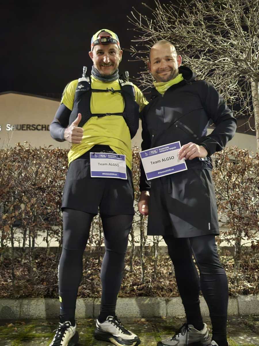 ALGSO members participating in the Relais pour la Vie 2026 Luxembourg as a connected team.