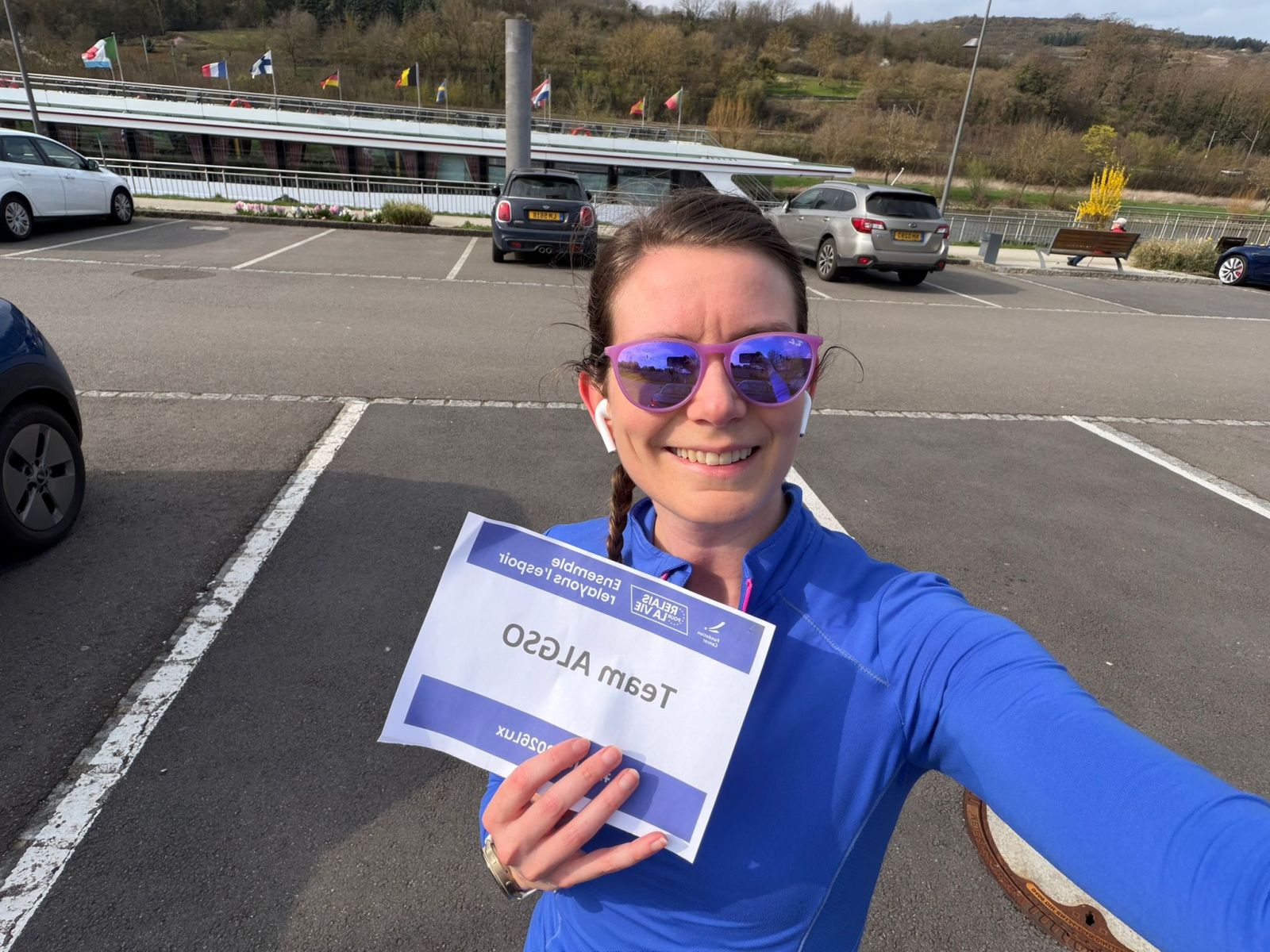 ALGSO members participating in the Relais pour la Vie 2026 Luxembourg as a connected team.
