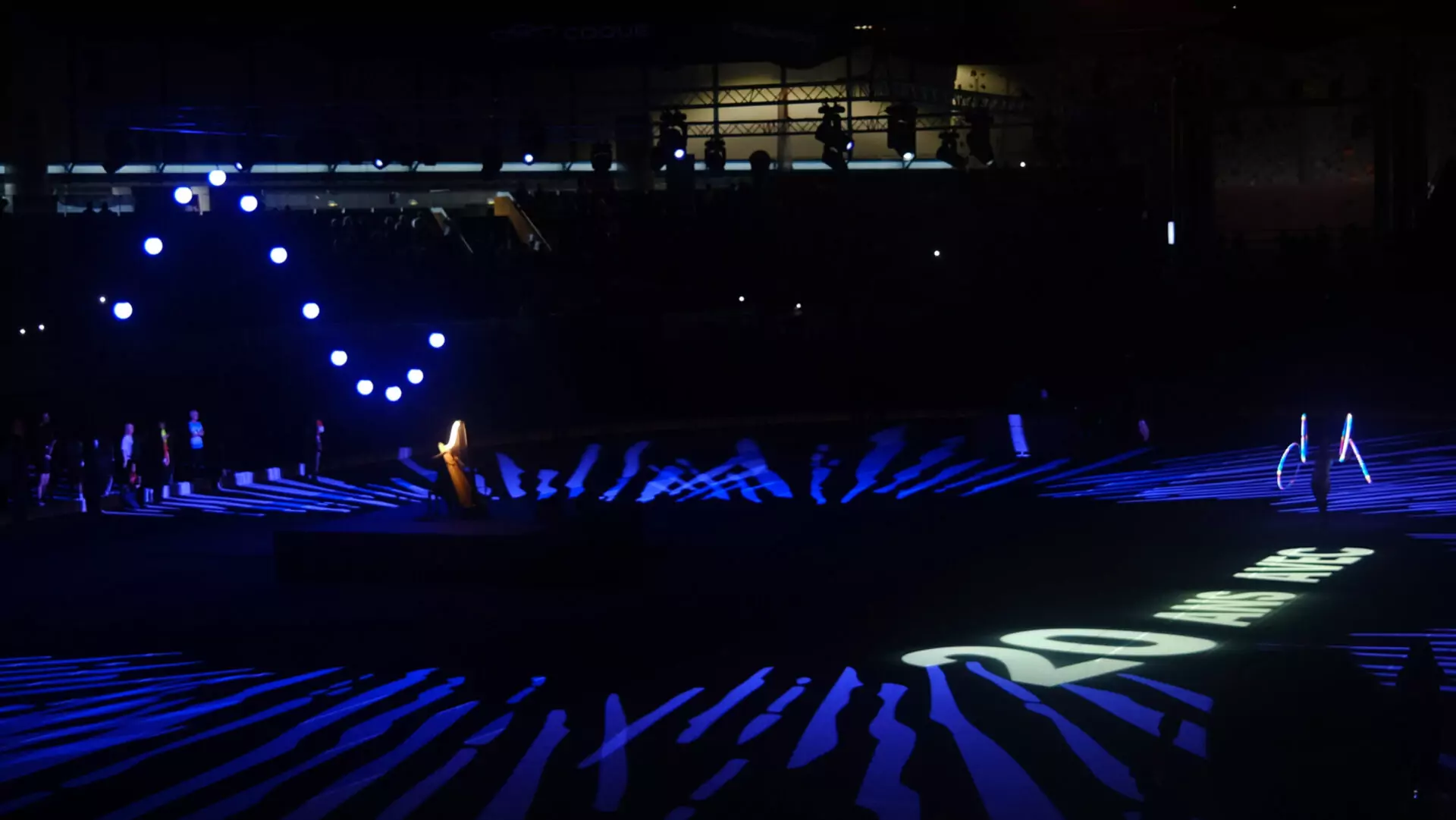 The candles ceremony at the Relais pour la Vie 2025