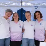 Journée de Randonnée CMCM 2026 – La galerie de photos a présenté une image avec quatre bénévoles de l’ALGSO sur le stand de l’ALGSO.