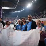 Relais pour la Vie 2026 Couverture de la galerie photo avec l'équipe ALGSO faisant le premier tour ensemble.